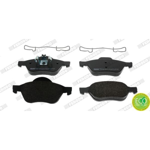 Bremsbelagsatz Scheibenbremse Ferodo FDB1866 Premier Eco Friction für Renault