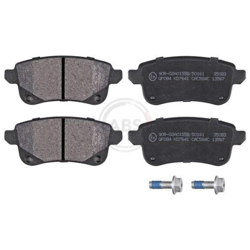 Bremsbelagsatz Scheibenbremse A.b.s. 35083 f&uuml;r Mitsubishi Renault Hinterachse