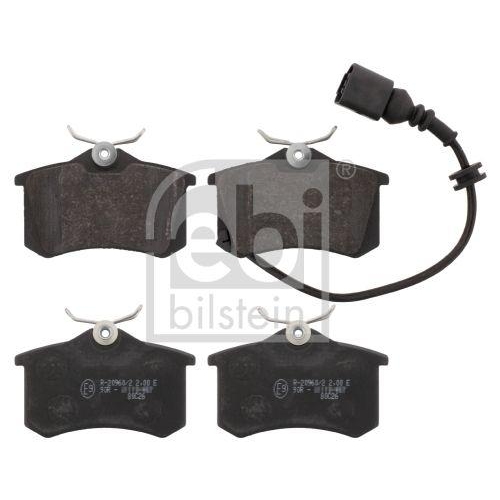 Bremsbelagsatz Scheibenbremse Febi Bilstein 16639 für Seat VW Hinterachse