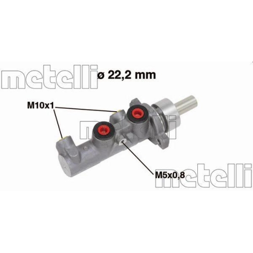 Hauptbremszylinder Metelli 05-0670 f&uuml;r Fiat