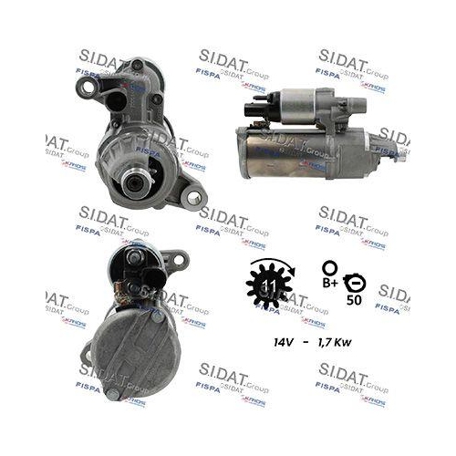 Starter Sidat S12BH0930 für Audi Seat Skoda VW Vag