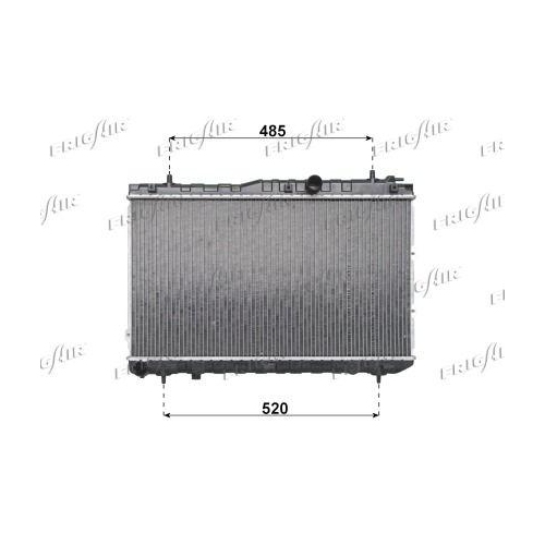 K&uuml;hler Motork&uuml;hlung Frigair 0133.3033 f&uuml;r Hyundai Kia