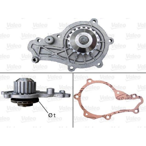 Wasserpumpe Motorkühlung Valeo 506715 für Citroën Fiat Ford Mazda Mitsubishi DS
