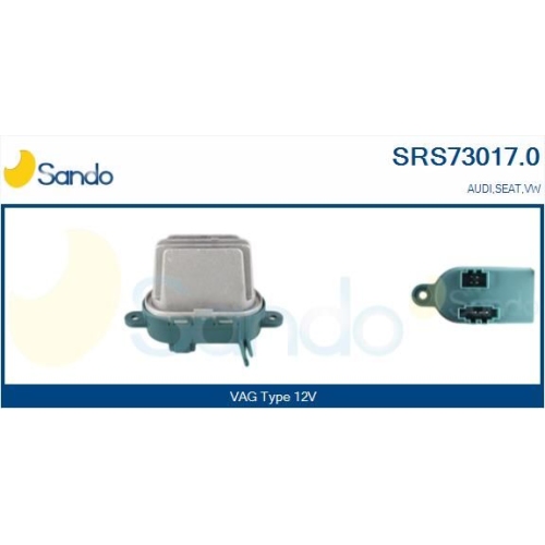Widerstand Innenraumgebl&auml;se Sando SRS73017.0 f&uuml;r Porsche Vag