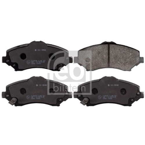 Bremsbelagsatz Scheibenbremse Febi Bilstein 116063 f&uuml;r Chrysler Dodge Fiat VW
