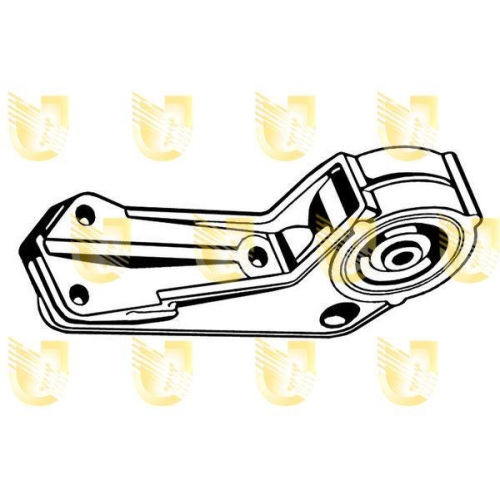 Lagerung Motor Unigom 395029 f&uuml;r Fiat Vorne