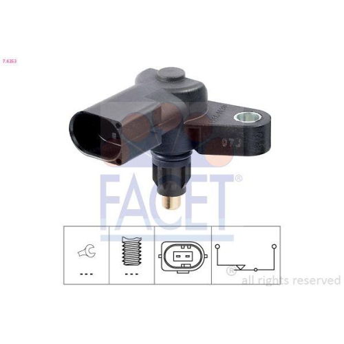 Schalter R&uuml;ckfahrleuchte Facet 7.6253 Made In Italy - Oe Equivalent f&uuml;r Infiniti