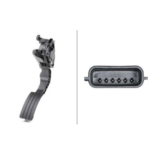 Sensor Fahrpedalstellung Hella 6PV 009 978-711 für Renault