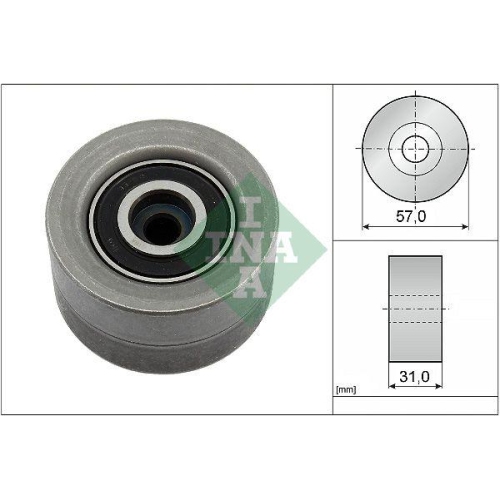 Umlenk /führungsrolle Zahnriemen Schaeffler Ina 532 0992 10 für Audi Seat Skoda