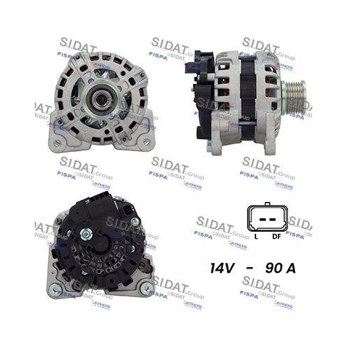 Generator Sidat A12BH1033A2 f&uuml;r Mercedes Benz Mercedes Benz Nissan Renault Dacia