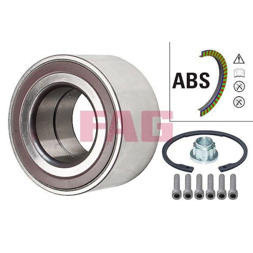 Radlagersatz Schaeffler Fag 713 6106 30 f&uuml;r Porsche VW Tata Acura Land Rover