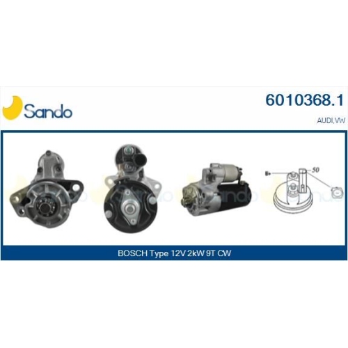 Starter Sando 6010368.1 für Vag