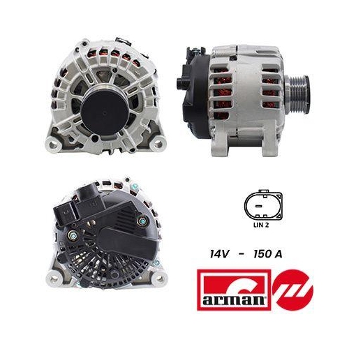 Generator Sidat A12VA0156AS Arman f&uuml;r Ford Volvo