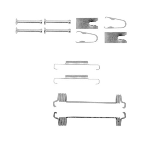 Accessory Kit Parking Brake Shoes Hella 8DZ 355 201-961 for Fiat Ferrari