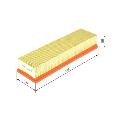 Luftfilter Bosch 1457433159 f&uuml;r Citro&euml;n Peugeot