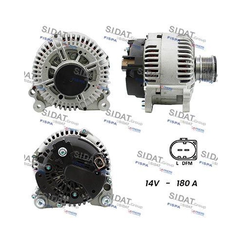 Generator Sidat A12VA0185A2 f&uuml;r Audi Mercedes Benz Mercedes Benz Mercedes Benz