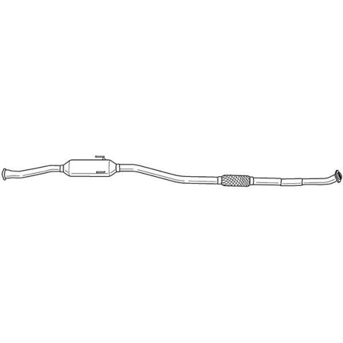 Mittelschalld&auml;mpfer Sigam 44457 f&uuml;r Toyota