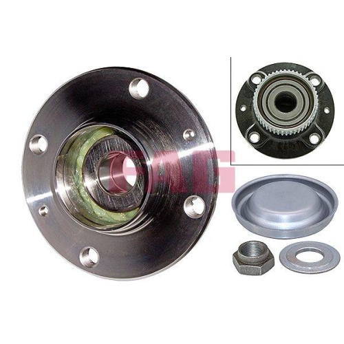 Radlagersatz Schaeffler Fag 713 6500 40 für Citroën Peugeot Hinterachse