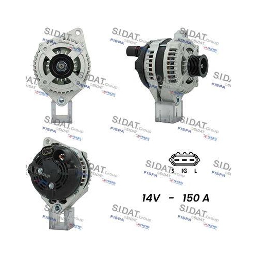 Generator Sidat A12DE0334A2 f&uuml;r Maserati