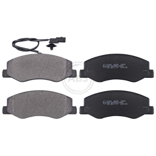 Bremsbelagsatz Scheibenbremse A.b.s. 37846 f&uuml;r Nissan Opel Renault Vauxhall
