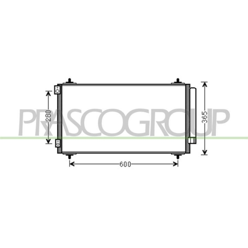 Kondensator Klimaanlage Prasco FT152C001 Prascoselection f&uuml;r Citro&euml;n Fiat Lancia