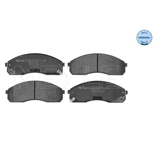 Bremsbelagsatz Scheibenbremse Meyle 0252364916W Meyle-original: True To Oe. f&uuml;r
