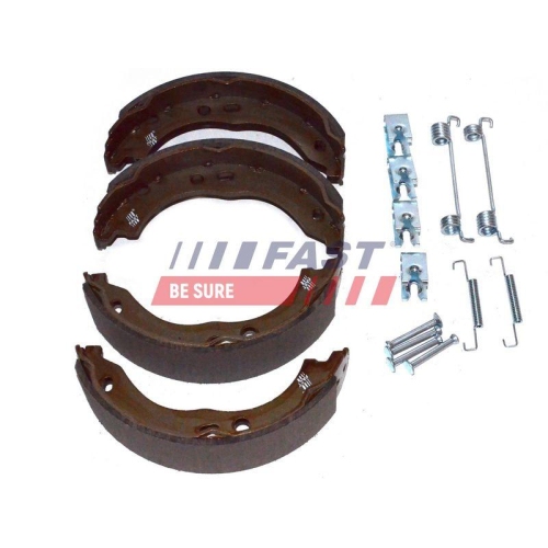Bremsbackensatz Feststellbremse Fast FT30068 f&uuml;r Citro&euml;n Fiat Hinterachse Links