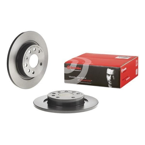 2X Brembo Bremsscheibe Hinterachse Prime Line - Uv Coated f&uuml;r Fiat