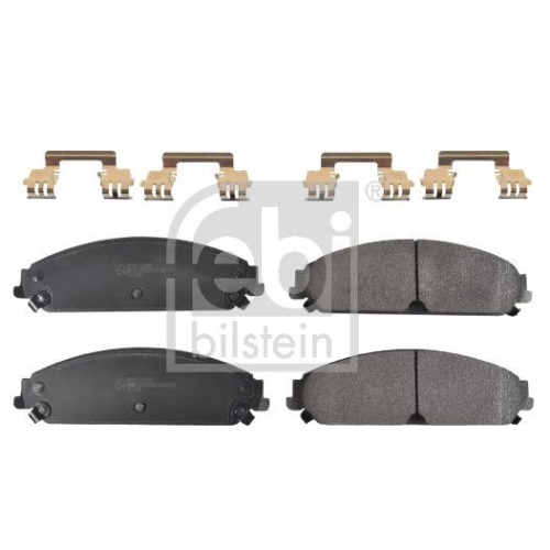 Bremsbelagsatz Scheibenbremse Febi Bilstein 116112 f&uuml;r Chrysler Dodge Lancia