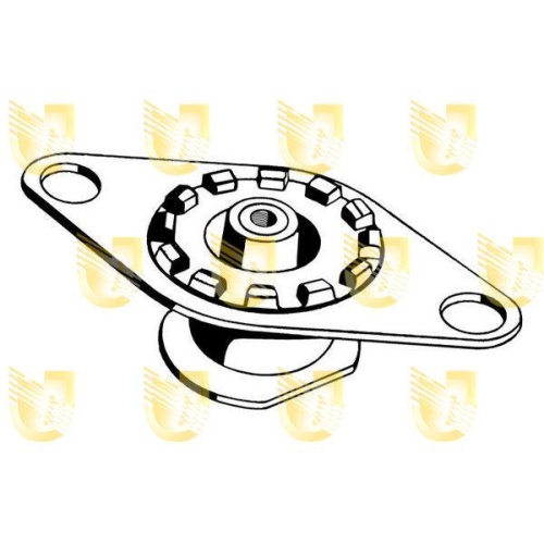 Lagerung Motor Unigom 395045 f&uuml;r Fiat Innocenti Vorne