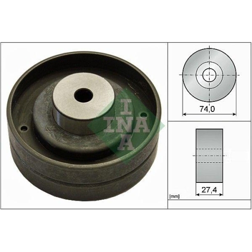 Umlenk /führungsrolle Zahnriemen Schaeffler Ina 532 0051 10 für Audi Seat Skoda