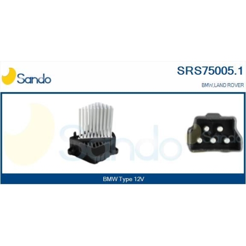 Widerstand Innenraumgebl&auml;se Sando SRS75005.1 f&uuml;r Bmw Land Rover
