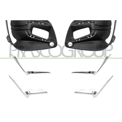 Lüftungsgitter Stoßfänger Prasco RN3322125 für Renault Vorne Links Vorne Rechts