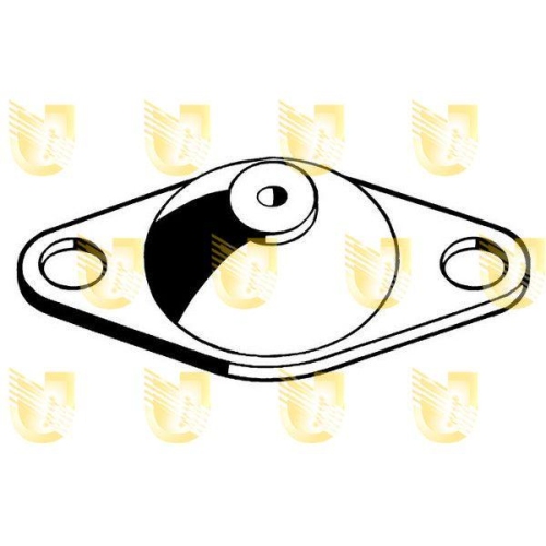 Lagerung Motor Unigom 395046 f&uuml;r Fiat Innocenti Hinten