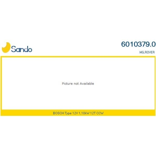 Starter Sando 6010379.0 für Rover