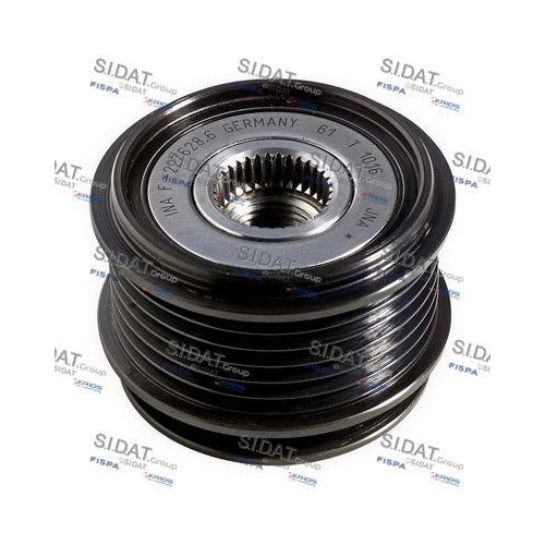 Generatorfreilauf Sidat 455013 für Audi Ford Man Seat Skoda VW Vag Hitachi Ika