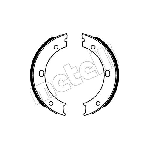Brake Shoe Set Parking Brake Metelli 53-0746 for Ferrari Maserati Rear Axle