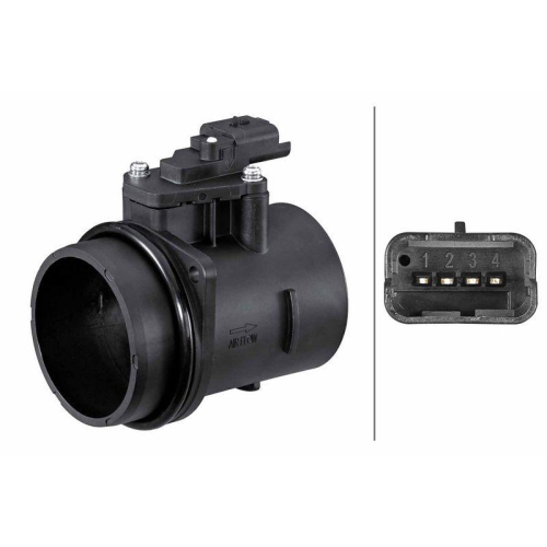 Luftmassenmesser Hella 8ET 009 142-561 f&uuml;r Audi Ford Seat Skoda VW Hitachi