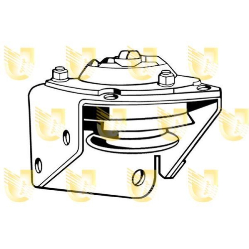 Lagerung Motor Unigom 395048 f&uuml;r Fiat Hinten