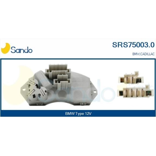 Widerstand Innenraumgebl&auml;se Sando SRS75003.0 f&uuml;r Bmw
