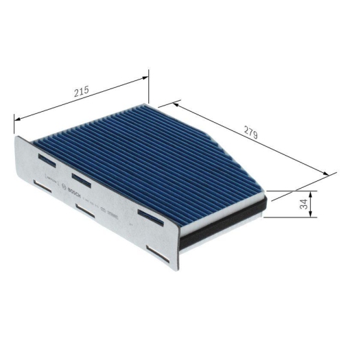 Filter Innenraumluft Bosch 0986628615 Filter+pro f&uuml;r Audi Seat Skoda VW