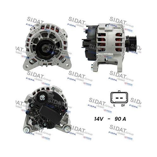 Generator Sidat A12VA0425A2 f&uuml;r Renault Dacia