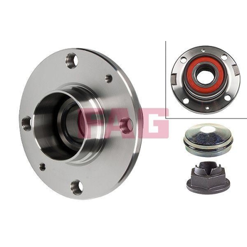 Radlagersatz Schaeffler Fag 713 6448 40 f&uuml;r Opel Vauxhall General Motors
