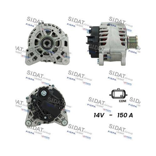 Generator Sidat A12VA0294 f&uuml;r Renault Dacia