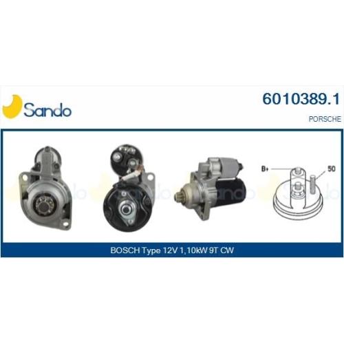Starter Sando 6010389.1 für Porsche