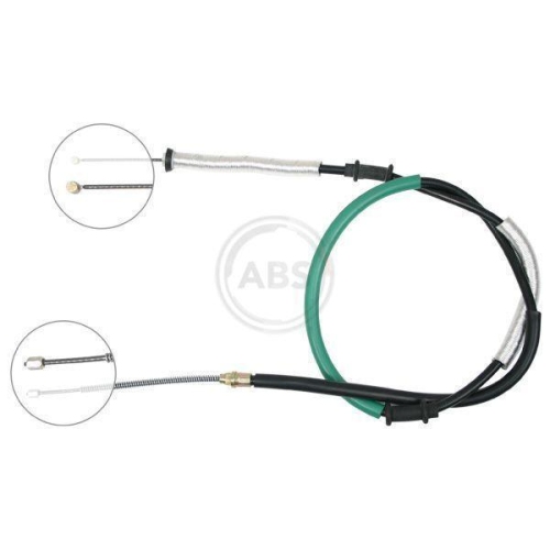 Seilzug Feststellbremse A.b.s. K18067 für Fiat Hinten Links