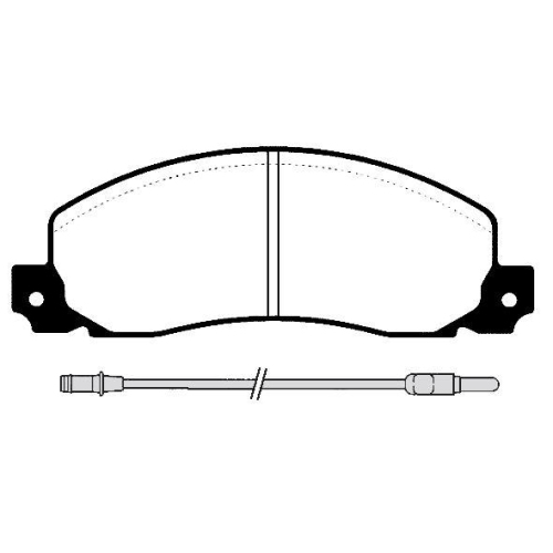 Bremsbelagsatz Scheibenbremse Raicam RA.0329.0 f&uuml;r Opel Vauxhall Vorderachse