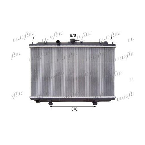 K&uuml;hler Motork&uuml;hlung Frigair 0121.3042 f&uuml;r Nissan