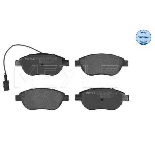 Bremsbelagsatz Scheibenbremse Meyle 0252370919W Meyle-original: True To Oe. f&uuml;r