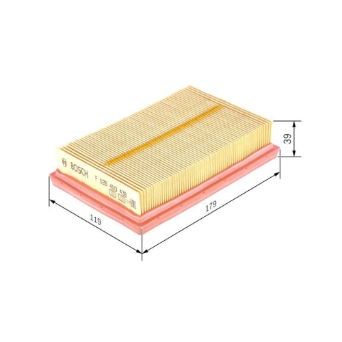 Luftfilter Bosch F026400438 für Citroën Peugeot Suzuki Toyota